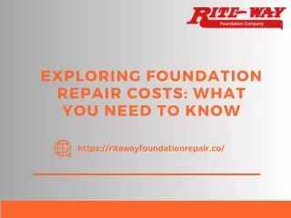 Exploring Foundation Repair Costs What You Need to Know