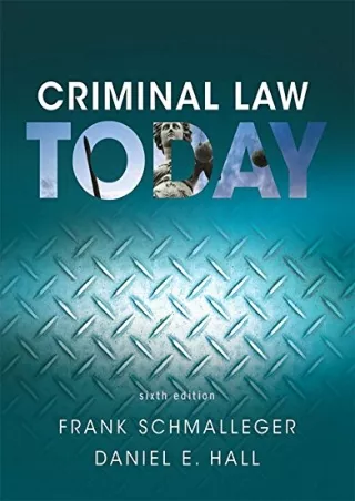 Read Ebook Pdf Revel for Criminal Law Today -- Access Card