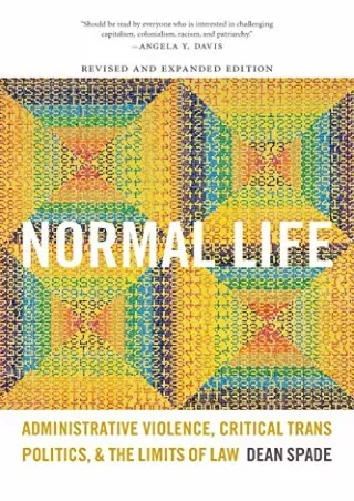 Download [PDF] Normal Life: Administrative Violence, Critical Trans Politics, and the Limits