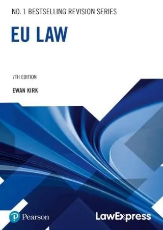 get [PDF] Download Law Express EU Law