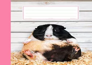 [PDF] DOWNLOAD Guinea Pig Composition Notebook: Lazy Guinea Pig Notebook With 12
