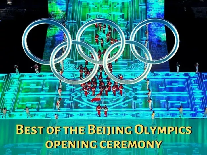 best of the beijing olympics opening ceremony