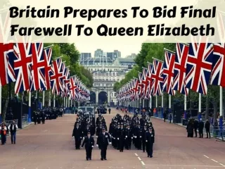 Britain prepares to bid final farewell to Queen Elizabeth