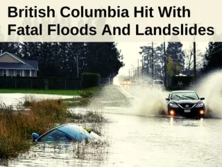 British Columbia hit with fatal floods and landslides