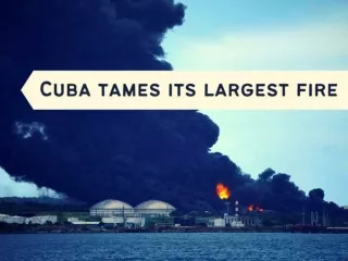 Cuba tames its largest fire