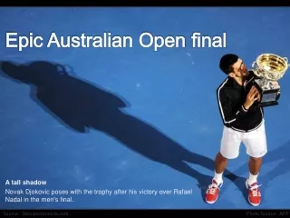 Epic Australian Open Final 2012