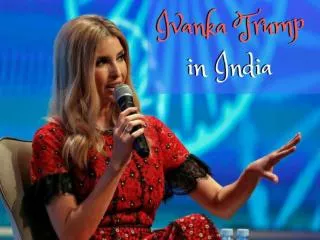 Ivanka Trump in India