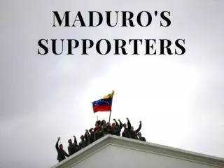 Maduro's supporters