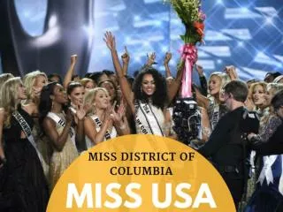Miss District of Columbia wins Miss USA