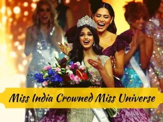 Miss India crowned Miss Universe