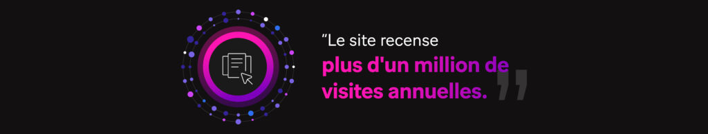 Image : "Le site recense plus d'un million de visites annuelles."