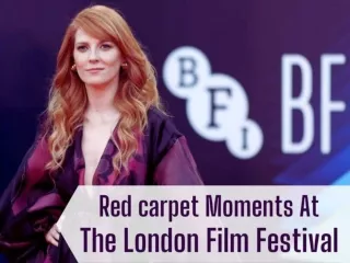Red carpet moments at the London Film Festival 2021