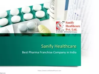 Leading Pharmaceutical Franchise Company in India - Sanify Healthcare