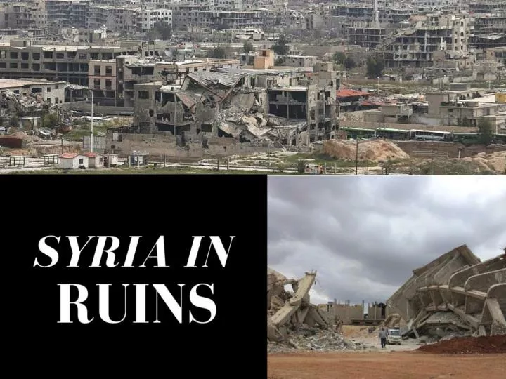 syria in ruins