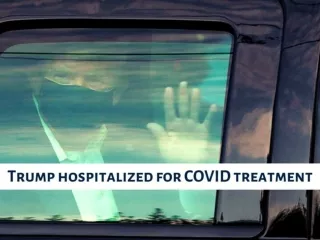 Trump hospitalized for COVID treatment