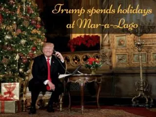 Trump arrives at Mar-a-Lago to spend Christmas holiday