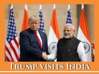 Trump visits India